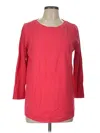 Nic + Zoe Pullover Sweater In Red