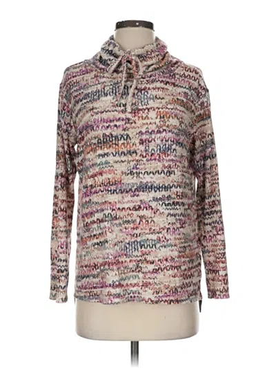 Pre-owned Nic + Zoe Pullover Sweater In Tan