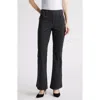Nic + Zoe Nic+zoe Railroad Stripe Bootcut Jeans In Black