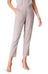 Nic + Zoe Refined Crop Cargo Pant In French Linen
