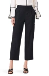 Nic + Zoe Nic+zoe Refined Relaxed Crop Cargo Pants In Black Onyx