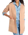 Nic + Zoe Sunset Breeze Reversible Knit Jacket In Burro