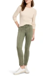 Nic + Zoe Nic+zoe Ribbed Sweater Tee In Sandshell