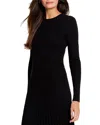 Nic + Zoe Nic+zoe Ribbed Sweater Tee In Black