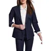 Nic + Zoe Nic+zoe Ribbon Trim Denim Blazer