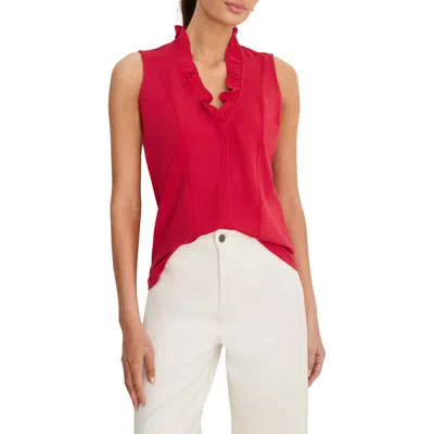 Nic + Zoe Nic+zoe Ruffle Around Tank In Red