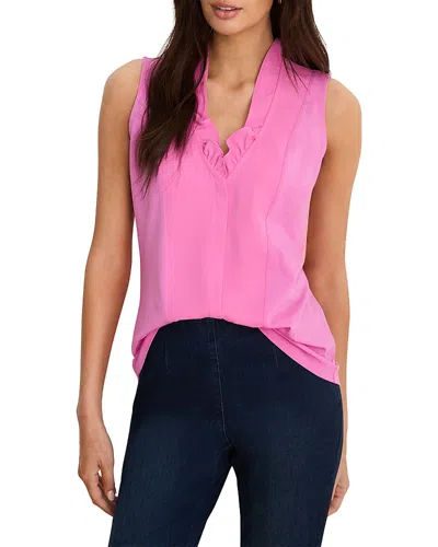 Nic + Zoe Nic+zoe Ruffled Around Tank Top In Multi