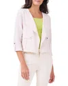 Nic + Zoe Nic+zoe Rumba Linen-blend Moto Jacket
