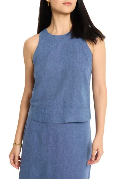 Nic + Zoe Nic+zoe Rumba Linen Pop On Tank