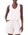 Nic + Zoe Rumba Linen Blend Vest