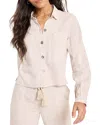 Nic + Zoe Nic+zoe Rumba Linen Blend Shirt Jacket