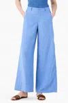 Nic + Zoe Rumba Organic Linen Blend Wide Leg Trousers In Multi