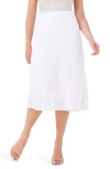 NIC + ZOE NIC+ZOE RUMBA ORGANIC LINEN BLEND A-LINE SKIRT