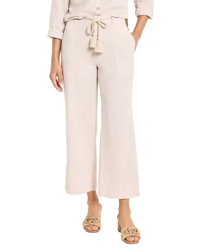 Nic + Zoe Nic+zoe Rumba Rope Belt Linen Blend Pants