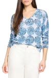Nic + Zoe Nic+zoe Sand Dollar Supersoft Sweater In Multi