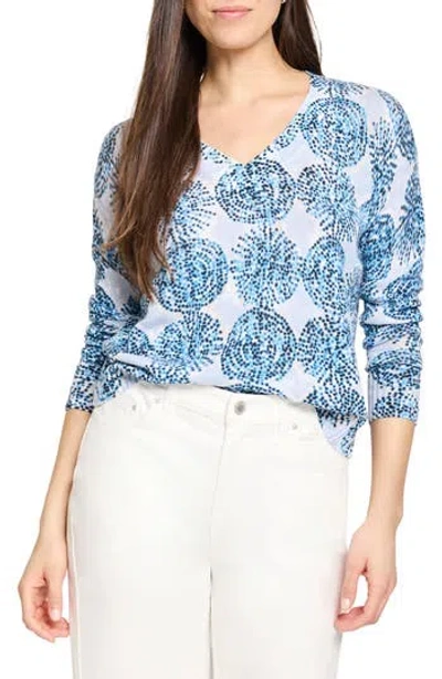Nic + Zoe Nic+zoe Sand Dollar Supersoft Sweater In Multi
