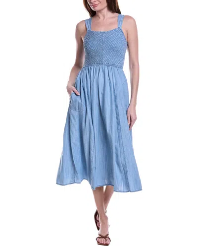 Nic + Zoe Nic+zoe Sarah Denim Midi Dress In Blue