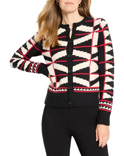 Nic + Zoe Nic+zoe Scarlet Angles Cardigan In Multi