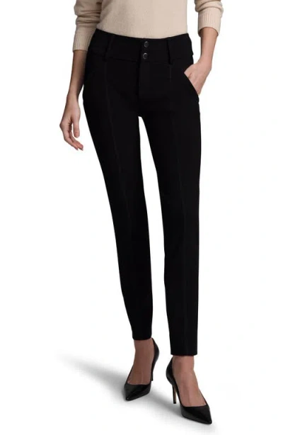 Nic + Zoe Nic+zoe Scuba Knit Slim Pants In Caviar