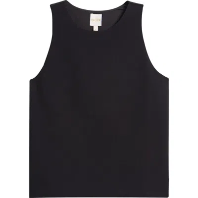 Nic + Zoe Nic+zoe Scuba Knit Tank In Black