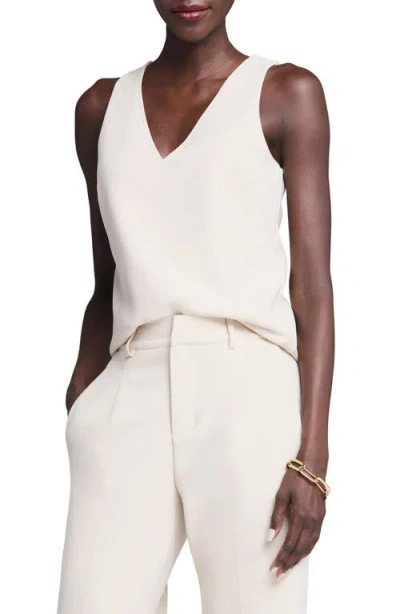 Nic + Zoe Nic+zoe Scuba Knit Tank In Powder
