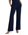 Nic + Zoe Nic+zoe Pintuck Pleated Wide Leg Knit Pants In Dark Indigo