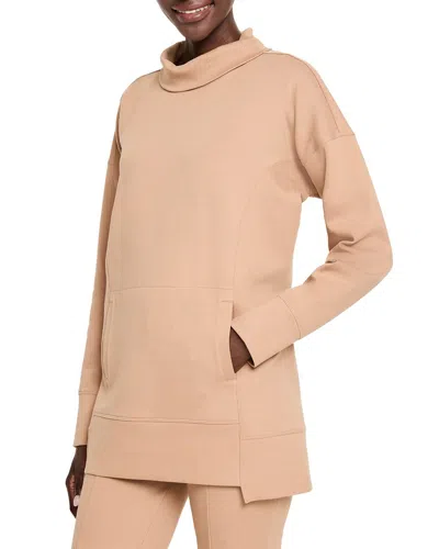 Nic + Zoe Seamed Scuba Funnel Neck Tunic In Multi