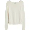 Nic + Zoe Nic+zoe Seamed Up Sweater In Classic Cream