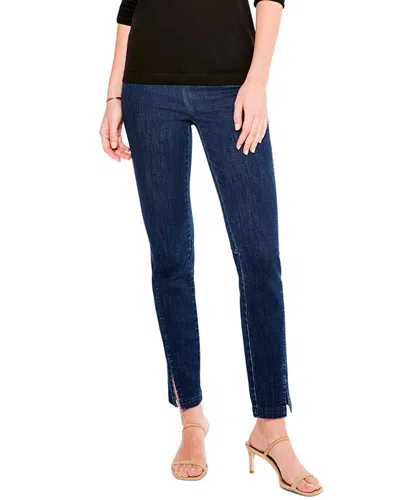 Nic + Zoe Nic+zoe Seams All Day Slim Jean In Blue