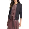 NIC + ZOE NIC+ZOE SEQUIN TRIM CARDIGAN