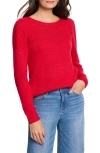 Nic + Zoe Nic+zoe Sequin Stitch Sweater In Amaryllis