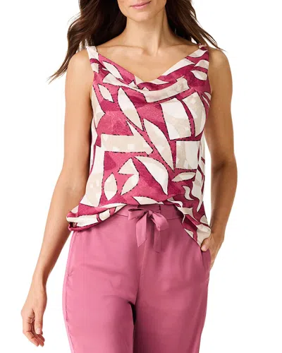 Nic + Zoe Nic+zoe Shadow Blocks Tank In Pink