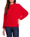 Nic + Zoe Nic+zoe Shaker Stitch Mock Neck Sweater