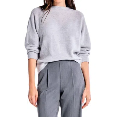 Nic + Zoe Shaker Knit Mock Sweater In Reflection In Multi