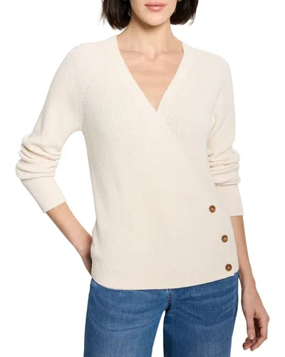NIC + ZOE NIC+ZOE SHAKER STITCH WRAP SWEATER