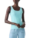Nic + Zoe Nic+zoe Shelf Bra Perfect Tank Top In Blue