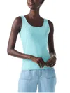 Nic + Zoe Nic+zoe Shelf Bra Perfect Tank Top In Blue