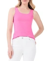 Nic + Zoe Shirttail Hem Perfect Tank In Wild Pink