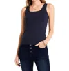 Nic + Zoe Stretch Cotton Shelf Bra Tank In Multi