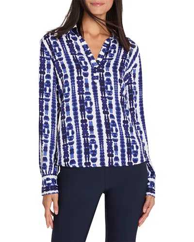 NIC + ZOE NIC+ZOE SHIBORI STRIPE TOP