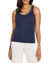 Nic + Zoe Nic+zoe Shimmer Trimmed Tank Top