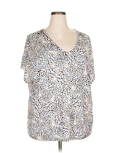 Nic + Zoe Short Sleeve T-shirt In Brown