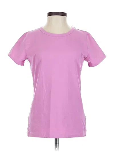 Pre-owned Nic + Zoe Short Sleeve T-shirt In Pink