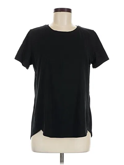 Pre-owned Nic + Zoe Short Sleeve T-shirt In Black