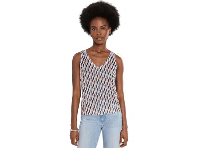 Nic + Zoe Sideways Sweater Tank Women's Clothing Pink Multi: Md