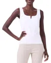Nic + Zoe Nic+zoe Sleek Jersey Split Neck Tank