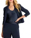 Nic + Zoe Nic+zoe Stretch Suiting Anywhere Blazer In Blue