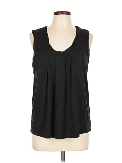 Pre-owned Nic + Zoe Sleeveless Blouse In Black