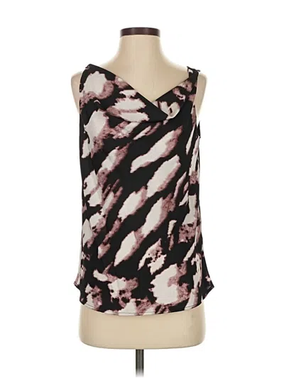 Pre-owned Nic + Zoe Sleeveless Blouse In Black