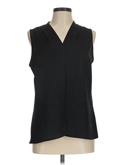 Pre-owned Nic + Zoe Sleeveless Blouse In Black